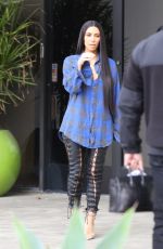 KIM KARDASHIAN at a Studio in Hollywood 01/24/2017