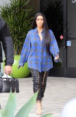 KIM KARDASHIAN at a Studio in Hollywood 01/24/2017