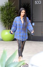 KIM KARDASHIAN at a Studio in Hollywood 01/24/2017