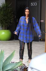 KIM KARDASHIAN at a Studio in Hollywood 01/24/2017
