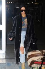 KIM KARDASHIAN at JFK Airport in New York 01/16/2017