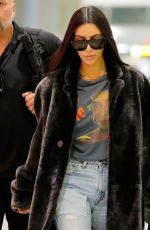 KIM KARDASHIAN at JFK Airport in New York 01/16/2017
