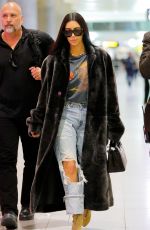 KIM KARDASHIAN at JFK Airport in New York 01/16/2017