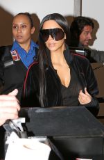 KIM KARDASHIAN at LAX Airport in Los Angeles 01/11/2017