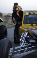 KIM KARDASHIAN Goes ATV Riding in the Desert in Dubai 01/15/2017