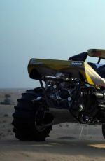 KIM KARDASHIAN Goes ATV Riding in the Desert in Dubai 01/15/2017