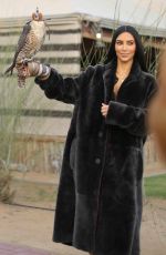 KIM KARDASHIAN Goes ATV Riding in the Desert in Dubai 01/15/2017