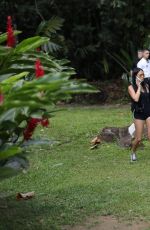 KIM KARDASHIAN in a Waterfall in Costa Rica 01/29/2017