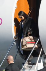 KIM KARDASHIAN Leaves a Private Jet in Los Angeles 01/17/2017