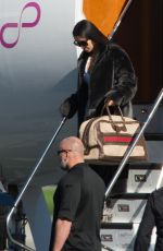 KIM KARDASHIAN Leaves a Private Jet in Los Angeles 01/17/2017