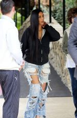 KIM KARDASHIAN Leaves Bel Air Hotel in Los Angeles 01/04/2017