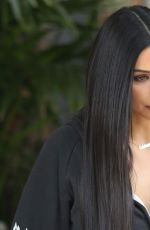 KIM KARDASHIAN Leaves Bel Air Hotel in Los Angeles 01/04/2017
