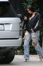 KIM KARDASHIAN Leaves Bel Air Hotel in Los Angeles 01/04/2017