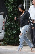 KIM KARDASHIAN Leaves Bel Air Hotel in Los Angeles 01/04/2017