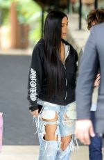 KIM KARDASHIAN Leaves Bel Air Hotel in Los Angeles 01/04/2017