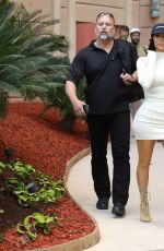 KIM KARDASHIAN Leaves Her Hotel in Dubai 01/15/2017