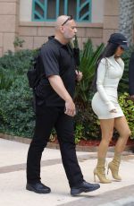 KIM KARDASHIAN Leaves Her Hotel in Dubai 01/15/2017