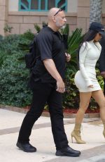 KIM KARDASHIAN Leaves Her Hotel in Dubai 01/15/2017