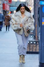 KIM KARDASHIAN Out for Lunch in New York 01/16/2017