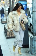 KIM KARDASHIAN Out for Lunch in New York 01/16/2017