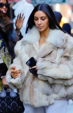KIM KARDASHIAN Out for Lunch in New York 01/16/2017