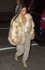 KIM KARDASHIAN Out in New York 01/16/2017