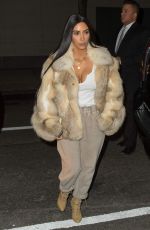 KIM KARDASHIAN Out in New York 01/16/2017
