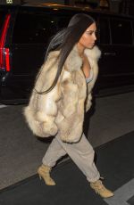 KIM KARDASHIAN Out in New York 01/16/2017