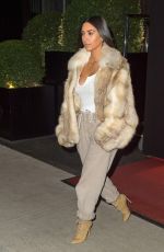 KIM KARDASHIAN Out in New York 01/16/2017