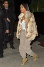 KIM KARDASHIAN Out in New York 01/16/2017