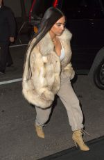 KIM KARDASHIAN Out in New York 01/16/2017