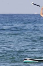 KIMBERLEY GARNER in Swimsuit Paddleboarding in San Tropez 01/04/2017
