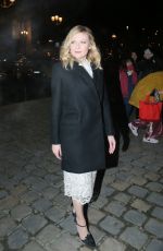 KIRSTEN DUNST Arrives at Ralph & Russo Fashion Show at Paris Fashion Week 01/23/2017