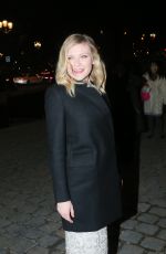 KIRSTEN DUNST Arrives at Ralph & Russo Fashion Show at Paris Fashion Week 01/23/2017