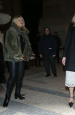 KIRSTEN DUNST Arrives at Ralph & Russo Fashion Show at Paris Fashion Week 01/23/2017