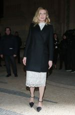 KIRSTEN DUNST Arrives at Ralph & Russo Fashion Show at Paris Fashion Week 01/23/2017