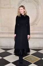 KIRSTEN DUNST at Christian Dior Fashion Show at Paris Fashion Week 01/23/2017