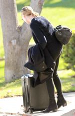 KIRSTEN DUNST Leaves Her Home in Los Angeles 01/14/2017