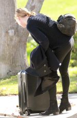 KIRSTEN DUNST Leaves Her Home in Los Angeles 01/14/2017