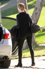 KIRSTEN DUNST Leaves Her Home in Los Angeles 01/14/2017