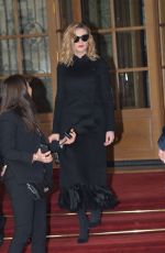 KIRSTEN DUNST Leaves Her Hotel in Paris 01/23/2017