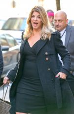 KIRSTIE ALLEY Leaves The Chew in New York 01/11/2017