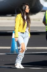 KOURTNEY KARDASHIAN at Airport in Van Nuys 01/26/2017