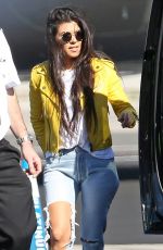 KOURTNEY KARDASHIAN at Airport in Van Nuys 01/26/2017