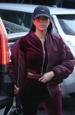 KOURTNEY KARDASHIAN Out and About in Woodland Hills 01/24/2017