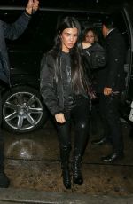 KOURTNEY KARDASHIAN Out for Dinner at Craig