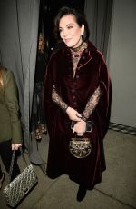 KRIS JENNER Leaves a Dinner in West Hollywood 01/06/2017