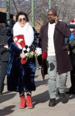 KRIS JENNER Out for Shopping in Aspen 12/30/2016