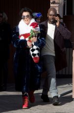 KRIS JENNER Out for Shopping in Aspen 12/30/2016