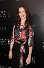 KRISTEN RAKES at ‘The Space Between Us’ Premiere in Los Angeles 01/17/2017